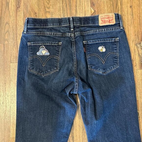 Levi 525’s Winnie the Pooh themed up-cycled. Upcycle, recycled - Picture 7 of 12